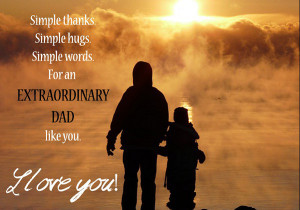 Extraordinary Dad Fathers Day Wishes