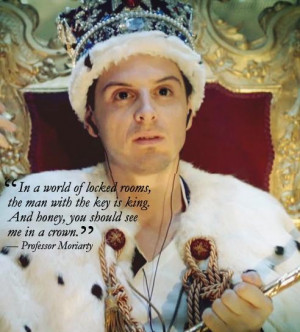 Jim Moriarty Jim in a crown