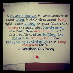 cocojam:On my cork board… Be humble to earn trust. #quotes # ...