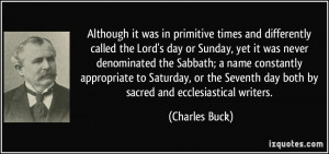Sunday Lords Day Quotes