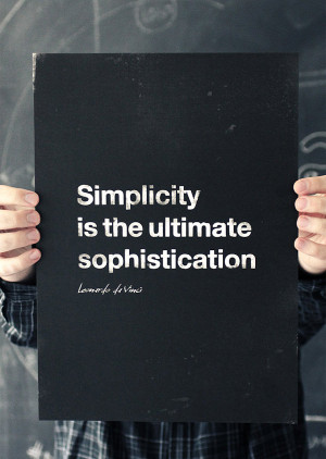 ... kadysz simplicity is the ultimate sophistication leonardo da vinci