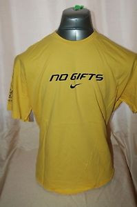 Details about NIKE CUSTOM QUOTE T-SHIRT men yellow no gifts XL cycling ...