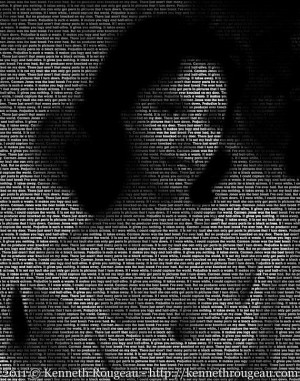 Dorothy Dandridge - 11x14 Typographical Portrait Fine Art Print