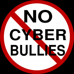 No Cyber Bullies clip art