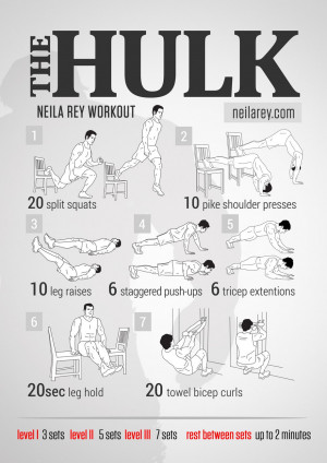 SUPER HERO WORKOUT ROUTINES