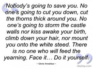 nobody’s going to save you