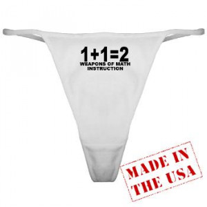 FUNNY SEXY MATH T-SHIRT GIFT Classic Thong | Gifts For A Geek | Geek T ...