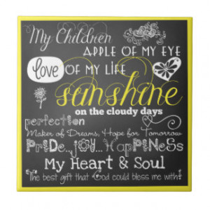 Children Quotes Tiles & Children Quotes Decorative Ceramic Tile ...