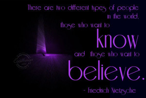 Faith Quote: There are two different types of people... 7