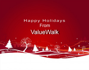 Christmas, Happy Holidays by ValueWalk