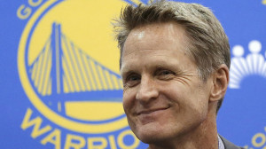 this May 20, 2014, file photo, Golden State Warriors coach Steve Kerr ...