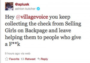 Pissed-Off Ashton Kutcher Tells The Village Voice To Shut Up And Stop ...