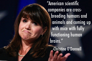 GOP Science Quotes Christine O Donnell