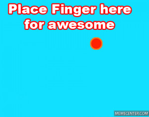 Put Your Finger Here: An Interactive Gallery