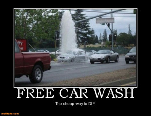free-car-wash-car-hydrant-crash-driver-idiot-demotivational-posters ...