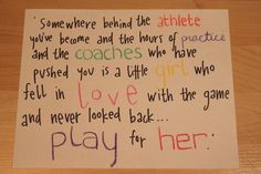 ... Quotes+Tumblr | play for her quotes sports fell in love picture quote