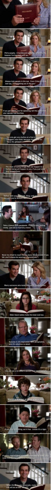 All of the Phil's-Osophies, modern family. Love! More