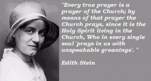 Edith Stein Quotes | ... famous quotes of edith stein edith stein ...