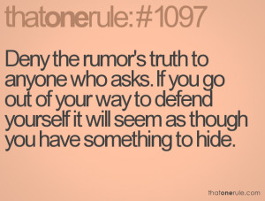 Tumblr Quotes About Rumors