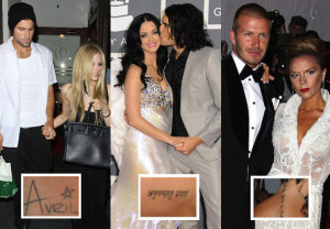 Love Hurts: Celebrity Couple Tattoos