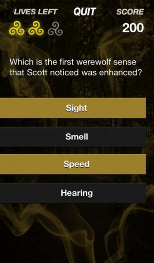 Teen Trivia Wolf Edition