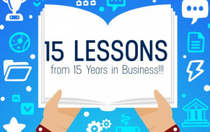 15 Lessons from 15 Years in Business