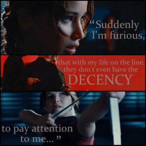 Hunger Games Quote / Katniss