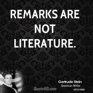 Gertrude Stein Quotes