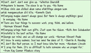 Inspiring Quotes from Chicken Soup for the Soul: Think Positive! :)