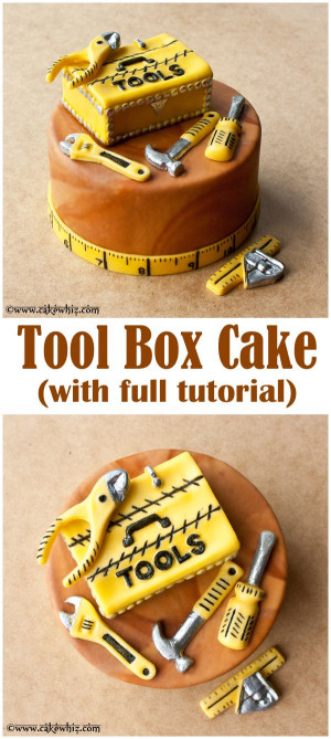 ... Tools Birthday Party Cake, Tools Birthday Cake, Tool Cake, Fathers Day
