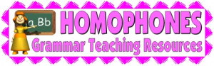 Homophones, Grammar, and Parts of Speech Lesson Plans