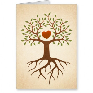 Family reunion invitation featuring a tree with deep roots and ...