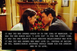 Ted & Robin. How I Met Your Mother.
