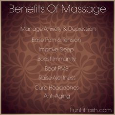 Benefits of Massage! Come to Pressure Point Massage Therapy in ...