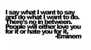 30+ Eminem quotes without me