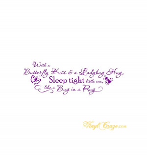 Home > Kids & Nursery > Butterfly kiss, Ladybug hug, Bug in a rug