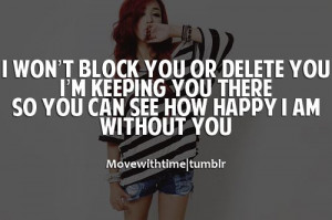 ... Quotes | ... you. I'm keeping you there. So you can see how happy i am