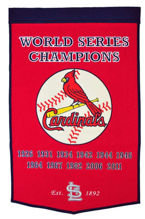 ... Saint Louis Cardinals World Series Banner Championship Flag Pennant