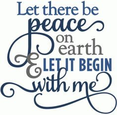 ... View Design #53033 : let there be peace on earth - layered phrase More