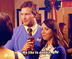 Andy Dwyer and April Ludgate