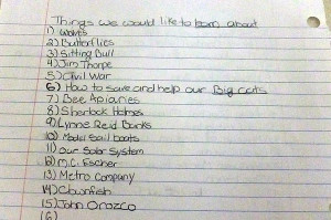 The unschooled version of a seventh-grade-ish curriculum plan for600