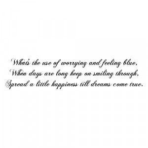 custom spread a little happiness wall quote ref stp009 this wall quote ...