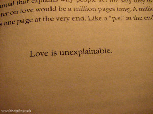 Love is Unexplainable by amandascene