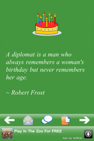 Screenshots of 100 Birthday Quotes!