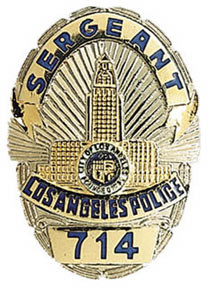 LAPD Wallet Badge Dragnet
