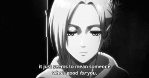 gif armin snk shingeki no kyojin armin arlelt Annie Leonhardt crap ...