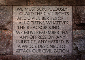Franklin Delano Roosevelt Memorial Quotes