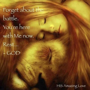 Rest in the Lord.... He has your back !