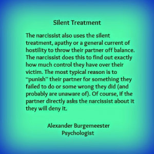 silent treatment by psychologist alexander burgemeester at http ...