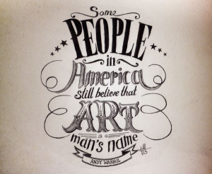 QUOTES - Hand Lettering by Valentina Morianz, via Behance